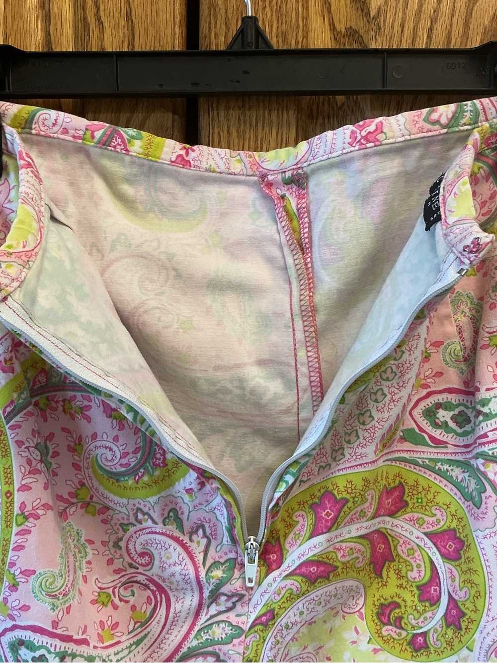 Larry Levine Paisley Mini Skort Y2K Size 10 - Picture 4 of 5